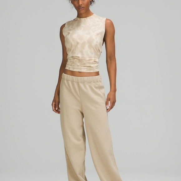 Lululemon NWT All Yours Tank Tie Dye Top Marmoleado Tie Dye Lemon Chiffon Size 4 - Picture 1 of 11